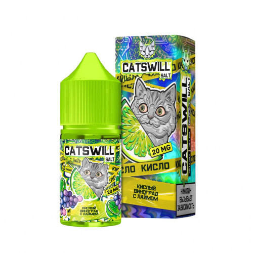 Виноград с Лаймом 20мг Catswill SOUR 30мл Жидкость