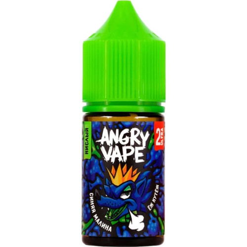 Ёж Кутёж (синяя малина) 20мг Angry Vape SALT 30мл Жидкость