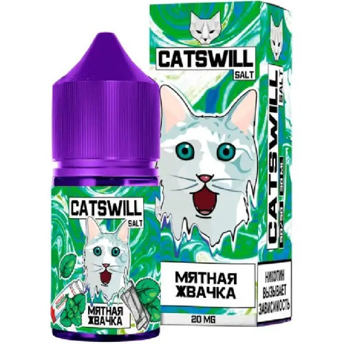 Мятная Жвачка 20мг Catswill 30мл Жидкость