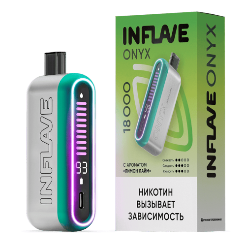 INFLAVE ONYX 18000 2% Лимон лайм