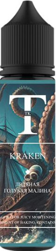 Ароматизатор для 60мл SAGA Kraken (Ледяная Голубая Малина)