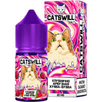 Клубнично Арбузная Хуба Бубба 20мг STRONG Catswill 30мл Жидкость
