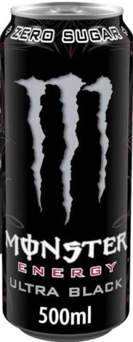 Энергетик "Monster Energy", 0,5л, Ж/Б Ultra Black Zero