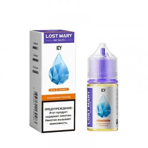 Cranberry Lemonade (Клюквенный Лимонад) 20мг LOST MARY ICY SALT 30мл Жидкость