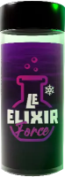 Аром.+ флакон 30мл DARK X SIZE Le Elixir Force (Черная смородина и виноград со льдом)